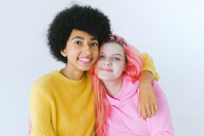 two girls in a residential program