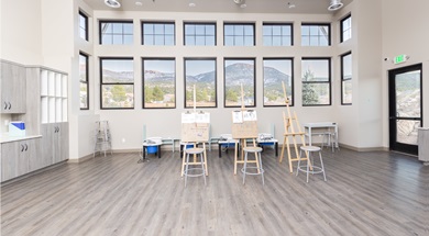 Mountain Springs Prep art studio
